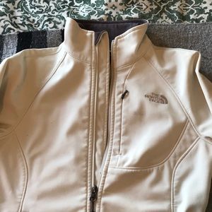 White North face jacket